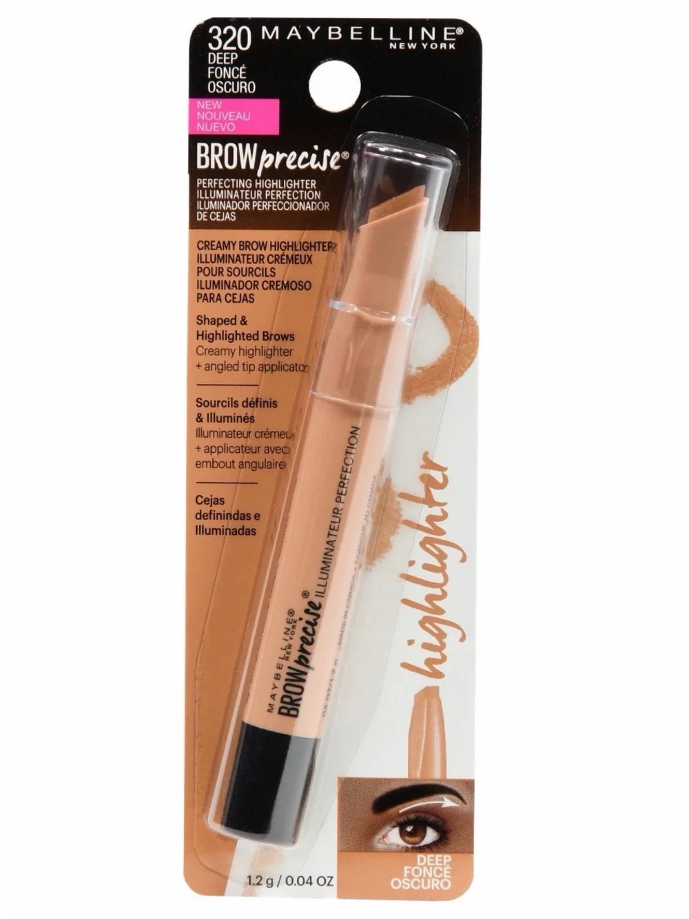 Maybelline in DEEP Brow Precise Creamy Highlighter